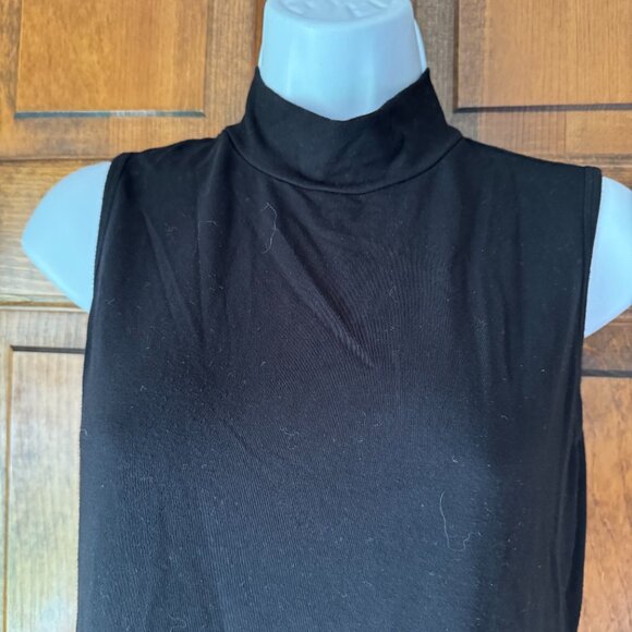 Charter Club Black Sleeveless Mock Turtle Small - Picture 5 of 10